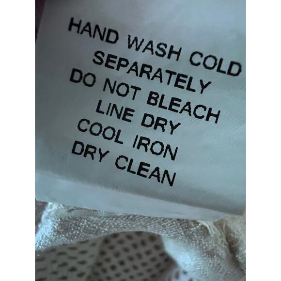 Contessa Teresa Midi Shift Dress M Sand Linen Cotton Lagenlook Boho Casual ITALY - Picture 9 of 11